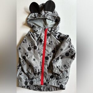 Disney Mickey Mouse Toddler 18 Months Hooded Jacket with 3D Mickey Ears